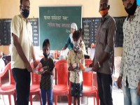 School stationery distribution Ambivli